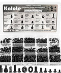 Premium Heavy Duty Computer Screws Kit Featuring Slick Zinc Plated Fasteners And Foolproof Threaded Standoffs For Effortless Pc Builds Worth Grabbing Now in black assortment.