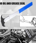 Crankshaft Seal Installer And Remover Kit 33 Pc Set With Seal Puller shown in use on automotive engine repair.