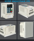 220V 0.75KW 1HP VFD Inverter Single Phase To Three Phase Frequency Converter for Spindle Motor Speed Control