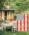 Colorlife Myosotis Poppy Memorial Day Garden Flag 12x18 Inch Double Sided Outdoor Yard Flag displayed in garden setting