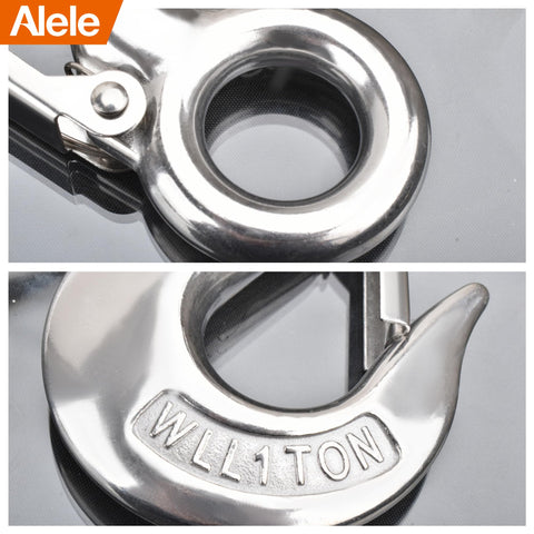 Built Tough Heavy Duty Grab Hooks 1 Ton Lift Hook With Spring Loaded Latch For Rigging And Load Securement Slip Hook Accessory