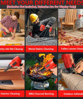 Uses of Turbo Jet Blower Cordless Dust Blower For Milwaukee M18 18V Battery Air Duster for various cleaning tasks