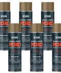 Heavy Duty Industrial High Solids Spray Paint Beige 16 Ounce Cans Pack Of 6 For Maintenance On Equipment Tools Structures And Workshop Surfaces Delivers Thick Even Coverage And Stands Up To Oil Gas Heat And Abrasion shown in image