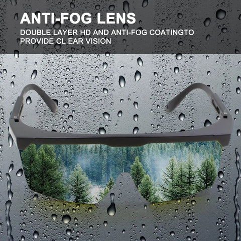 Kickass Anti Fog Safety Glasses With Legit Ansi Z87 Certification And Heavy Duty Scratch Resistant Protective Eyewear Goggles For Welding And Lab Shops with anti-fog coating outdoors.