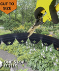 Brown 20 Foot No Dig Yard Edging Kit For Landscaping And Flower Beds 2 Inch High With 18 Edging Stakes Easy Install