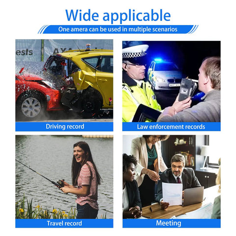 2K Body Camera With Dual Batteries And Charging Dock Delivering 1440P Legit Crisp Video With Night Vision And 14 Hour All Day Runtime Plus 64GB Memory Card For Patrol Security And Daily Carry in various scenarios.