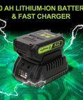Cordless 3/8 Inch Electric Ratchet Wrench Kit with 12V Power, includes 2.0Ah battery and fast charger