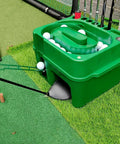 Electric Induction Golf Ball Tee Up Machine With Infrared Sensor Auto Ball Release And 6 Ball Holders, 40 Ball Capacity