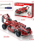 Hands On Model Car Building Kit For Kids 8 To 12 With 287 Metal Parts Nuts Bolts And Tools STEM Vehicle Assembly Toy