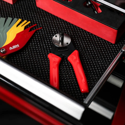 Deutsch Closed-Barrel D-Sub Crimper for 12-20 AWG with Ratcheting Action, Heavy-Duty Crimp Tool for Automotive, Trucks, Motorcycles and Equipment, Ideal for Closed-Barrel D-Sub Contacts
