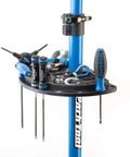 Plastic Repair Stand Tool Tray For Bike Stands, 104 Tray Compatibility, Fits PRS-5 With Black Vertical Tube, holding tools