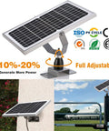 10W 12V Solar Battery Charger Maintainer With Smart MPPT Controller Waterproof Solar Panel Kit For Car Boat RV Marine Trailer