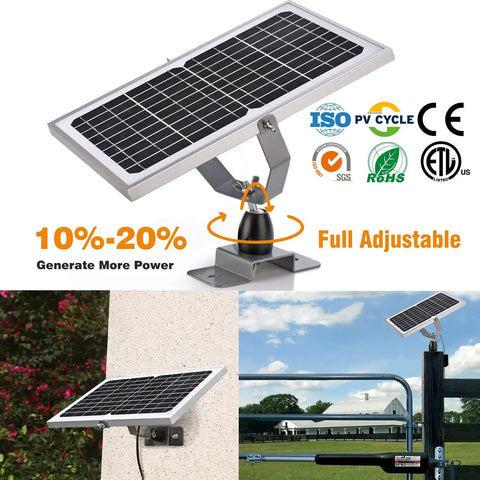 10W 12V Solar Battery Charger Maintainer With Smart MPPT Controller Waterproof Solar Panel Kit For Car Boat RV Marine Trailer