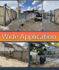 Sliding Gate Rollers Cantilever Gate Rollers Nylon Gate Rollers for 4 Inch Round Posts and Chain Link Fence Gate Frames installed