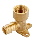 Pex A Expansion Fitting Half Inch Female NPT Drop Ear Elbow Five Pack For PEX A Tubing Compatible With All Brands ASTM F1960