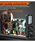Adjustable DC Power Supply For Lab Bench, 30V 10A Variable Output With 15V 60V 120V Modes showcasing internal components and display