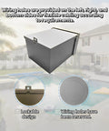 Heavy Duty 10x8x6 Inch Metal Outdoor Electrical Box IP66 Waterproof Lockable Enclosure Built With 1.5mm Cold Rolled Steel Plate Heavy Duty Construction Rust Resistant Weatherproof Junction Box With Locking Lid For Outdoor Electrical Installations showing wiring holes and lockable lid
