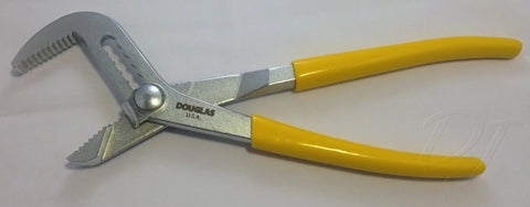 10 Inch Tongue And Groove Pliers With Angle Nose Slip Joint Pump Pliers Seven Position Grip Pipe Wrench Style Teeth