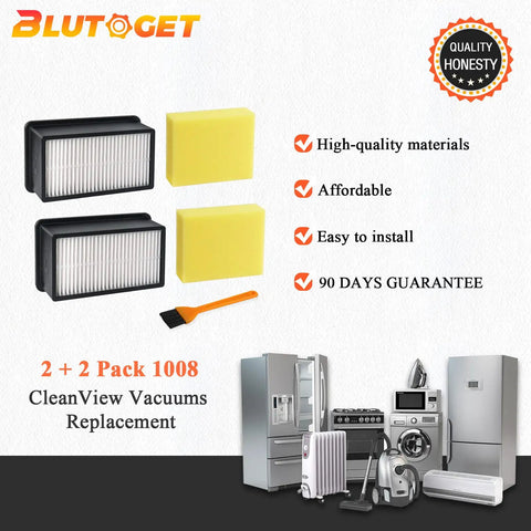 Vacuum Filter 2 Pack For Bissell CleanView Upright 9595A 9595R 95956 85312 85321 7636 391 No Brainer Replacement Pack