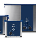 Straight Up Heavy Duty Ultrasonic Cleaner 7.5 Gallon Steel Tank Knockout Deep Clean Pulse Mode For Jewelry And Dental Lab Work, three sizes shown.