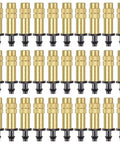 Adjustable Copper Atomizing Nozzle Sprayer For Drip Irrigation Thirty Pack One Quarter Inch Micro Sprinklers in grid pattern