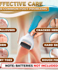 Battery Powered Foot Callus Remover For Dead Skin Exfoliation Easy At Home Pedicure Tool addressing cracked heels and callouses