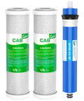 Under Sink Reverse Osmosis Filter Replacement Kit FX12P FX12M TFM-24 Compatible With GXRM10RBL GXRM10G GXRV10ABL And More