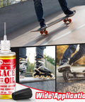 Skateboard Bearing Lube 2 Pack for Smooth Bearings in Skateboards, Longboards, Scooters and Roller Skates, Fast Spins Jam Proof Oil