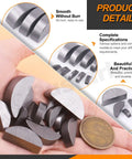 Woodruff Key Stock Assortment Kit 155 Piece Half Moon Semicircle Flywheel Key Set With 17 Sizes in hand view