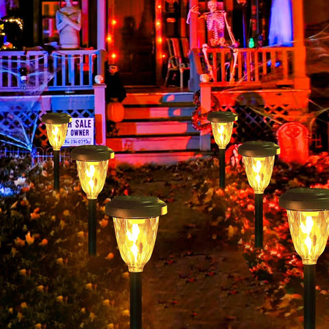 Lit Outdoor String Lights 50ft S14 LED Bulbs Extendable Up To 250ft Waterproof IP65 Shatterproof Vintage Edison Style illuminating a garden path