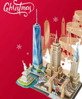 3D City Puzzle Kit For Kids 8-10: Build NYC Landmarks Like Statue Of Liberty, Brooklyn Bridge, And Chrysler Building - Epic, Challenging STEM Toy For Creative Builders And Weekend Projects. 3D cardboard NYC puzzle set with landmarks