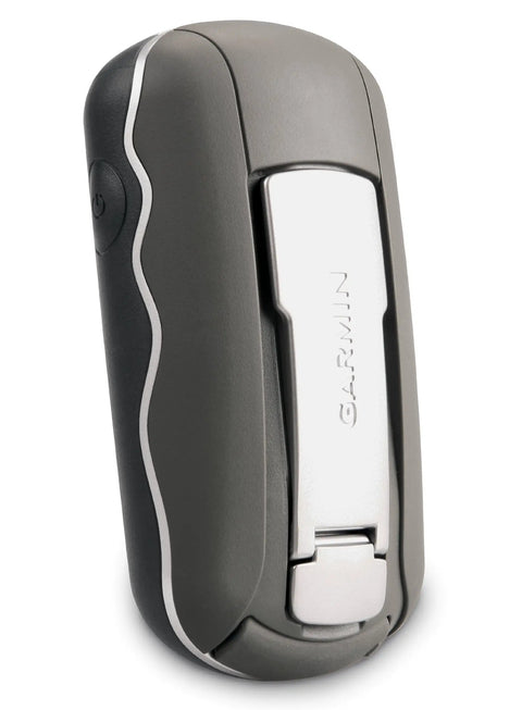 Back view of Oregon 450t Handheld GPS Navigator with preloaded topo maps and 3 inch sunlight readable color touchscreen.