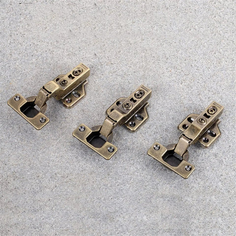Ultra Quiet Cabinet Hinges 2 Pack Hydraulic Mute Stainless Steel Door Closers For Cupboards Copper Core Damper Buffer