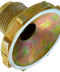 Essential Carburetor Power Valve Block Off Plug Heavy Duty Engine Mod with gold metal finish, 4.29 x 3.76 x 0.56 inches.