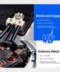 All-In-One Battery Terminal Hub For 12V Accessories With 0/2/4/6/8/10 AWG Capability, zinc alloy battery post connectors