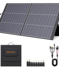 100W Portable Solar Panel With N-Type 16BB Cells, 25 Percent Efficiency, Ultralight 7.98 Lbs Foldable Charger, IP67 Waterproof