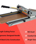 13 Inch 360 Degree Vinyl Floor Cutter For VCT LVT PVC Rubber Floors And Vinyl Plank, Pro Grade Cutting Tool With Adjustable Blade Height