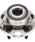 Front Wheel Hub Bearing Assembly 5 Lug Direct Fit For Chevy Equinox 2010-2017 GMC Terrain 2010-2017, close-up view.