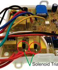 BT131-600 Triac Kit For Breville Espresso Machines BES840 BES860 BES870 Repairs on circuit board with colored wires