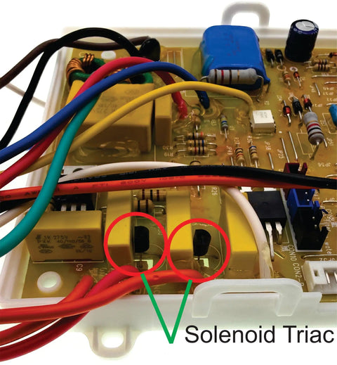 BT131-600 Triac Kit For Breville Espresso Machines BES840 BES860 BES870 Repairs on circuit board with colored wires