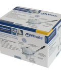Box of Manual Beefy Sanitation Pump For Bulkhead Mount On Boats Up To 17 GPM Flow with product image and description.