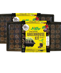 Seed Starter Tray Kit With Two 50 Cell Trays And 42 Millimeter Peat Pellets For Easy Germination Includes Bonus SUPERthrive And Plant Labels Peat And Plastic Starter System Ideal For Indoor Seedlings showing packaging