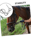 Heavy Duty Stainless Steel Horse Tie Down Ring Cross Tie Ring For Trailers Durable Clip Tack Supplies With Safe Rope Release