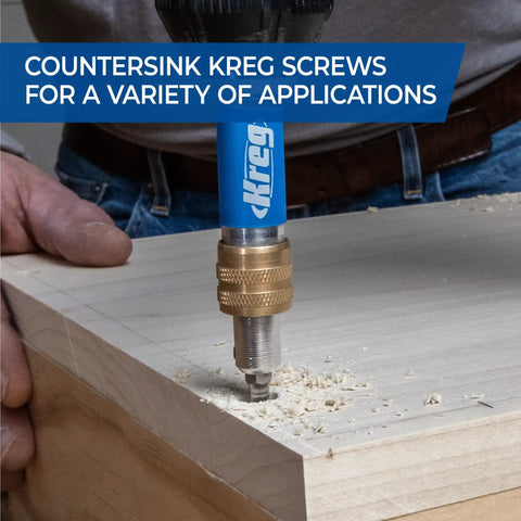 Your New Shop Floor Favorite Features A Heavy Duty Two Sided Drill Bit And Driver That Cuts Pilot Holes Counterbore Recesses And Drives Screws For Rock Solid Woodworking Joints With Zero Hassle Today: close-up of countersink drill bit in wood.