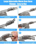 Step-by-step guide for using Heavy Duty 304 Stainless Steel Hose Clamp Kit With 32.8ft Adjustable Metal Strap and 30 Fasteners