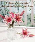 3D Wooden Lily Flower Puzzle DIY Kit For Home Decor And Relaxing Adult Crafts Artificial Wood Flower Gift For Valentine Day