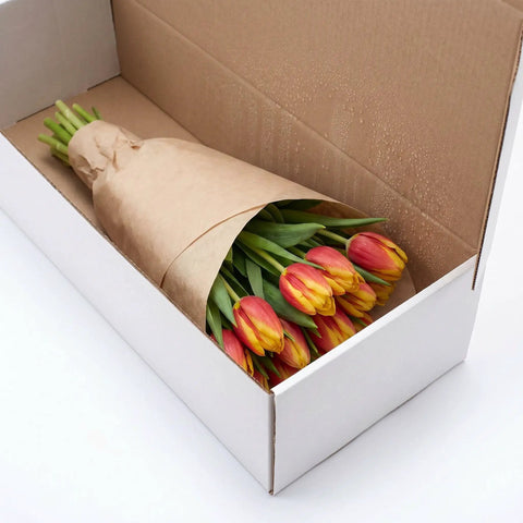 Boxed flowers in Boss Florist Pop Up Tissue Sheets For Flowers 266 Waterproof Bouquet Paper Easy Peel Dispensing For Gift Wrap And Flower Arrangements Durable Protective Floral Packaging Supplies.