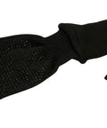 Badass Kevlar Heat Resistant Arm Glove 24 Inch Burn Shield With Sturdy Vinyl Grip Sleeve For Hot Engine And Exhaust Work showing durable black glove for mechanic use.