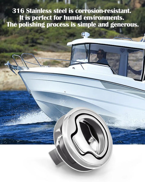 Boat with Two Pack Two Inch Boat Slam Latch Lift Handle Lock Beefy Build Built Tough With Full Stainless Steel Door Port Pull Latch