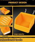 Pegboard Bins Organizer Set 24 Pack Kickass Durable Storage Trays For Screws Nuts Bolts Hardware Crafts and Accessories